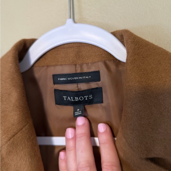 Talbots Brushed Italian Wool Camel Blazer - Picture 3 of 9